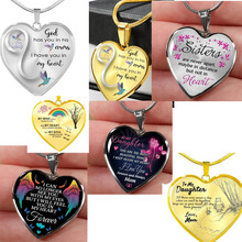 wish新品妈妈和女儿项链 桃心项链 爸爸和女儿 维尼小熊吊坠 蛇链