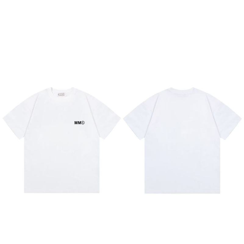国境を越えたファッションのメイソンmargieraマギラプリントMM6純綿男女同一タイプtシャツの代理|undefined