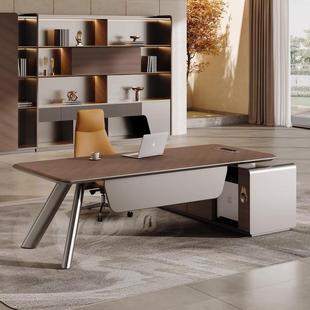 Boss Desk Office Desk Simple Modern Office Furniture Table and Chair Combination Light Luxury Manager Supervisor Desk Executive Desk