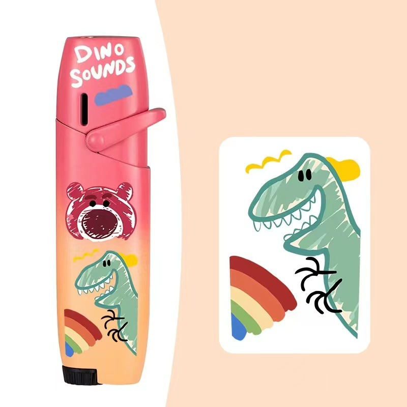 Pink and yellow strawberry bear