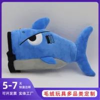 Spot Shark Drawstring Climbing Магниевый порошок Поясная сумка Спорт на открытом воздухе Shark Climbing Chalk Bag Производитель плюшевых игрушек
