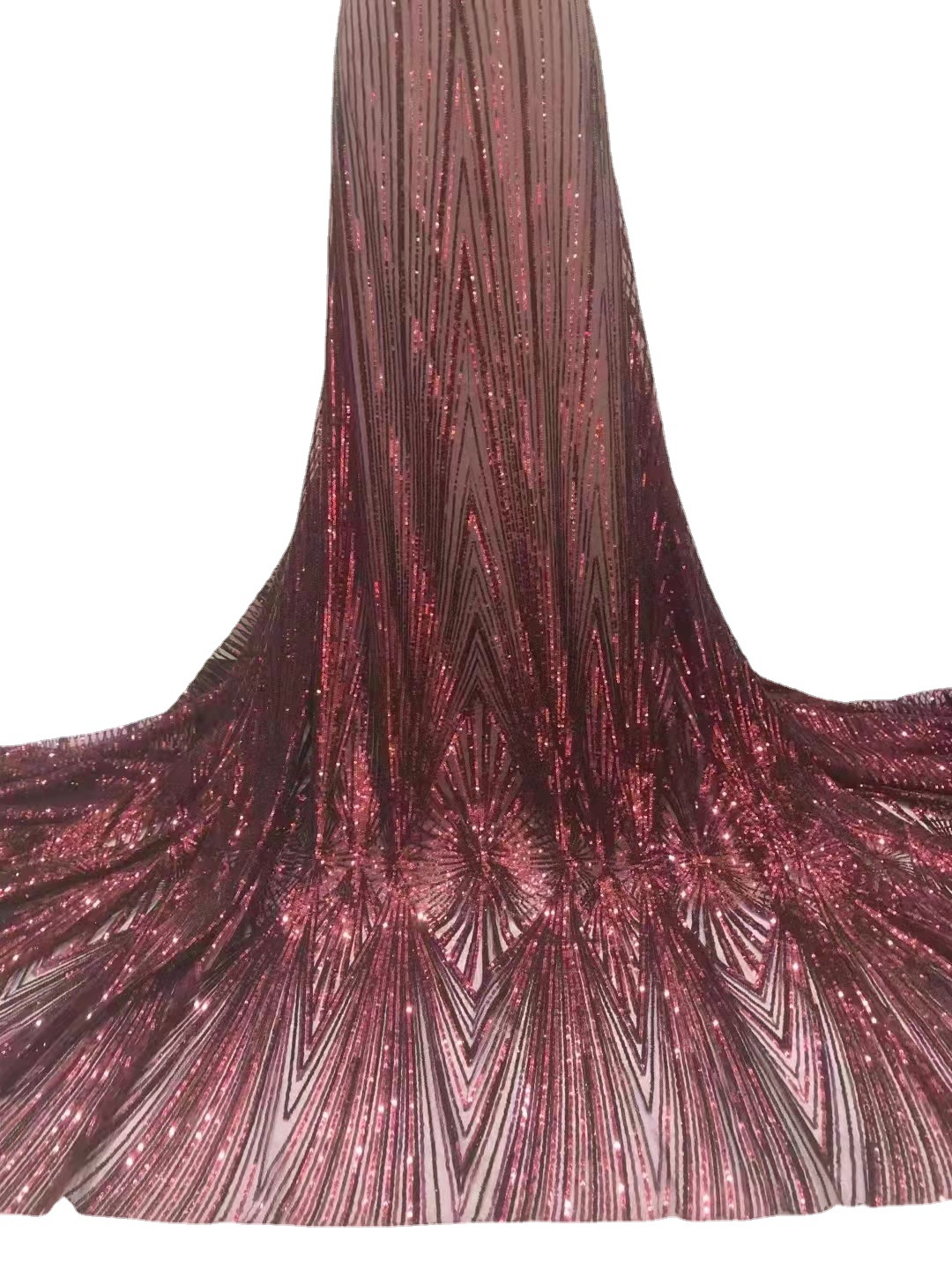 Amazon e-commerce en stock lentejuelas tela vestido de novia fiesta África encaje tela JX1851