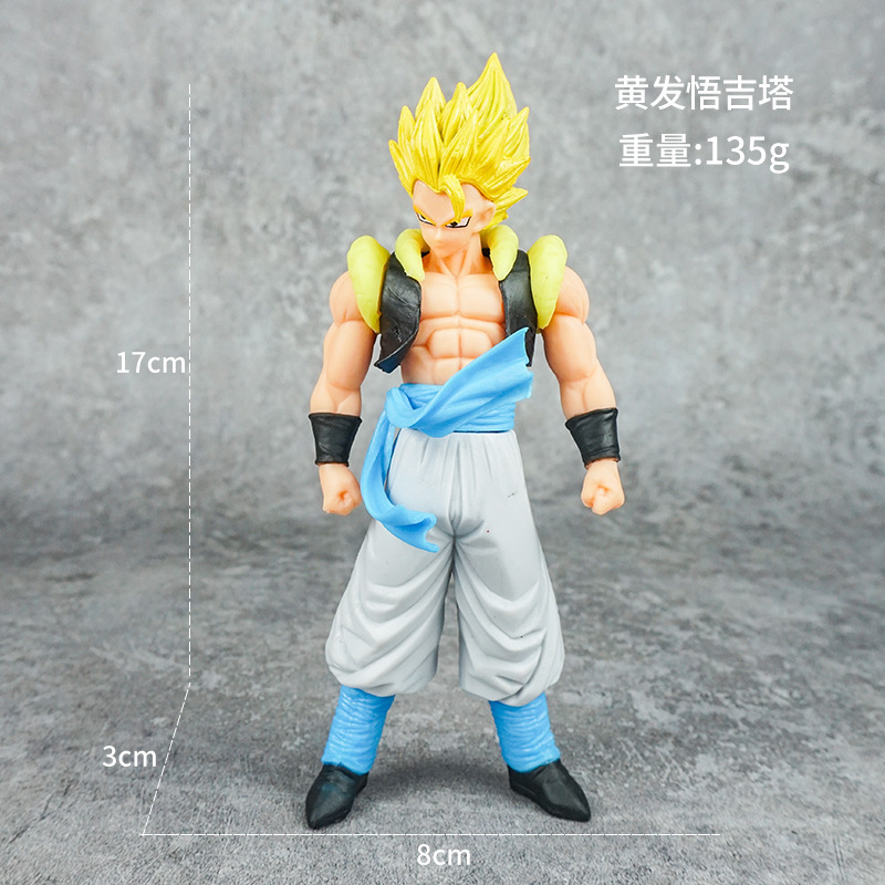 ドラゴンボール家族ポートレート悟空カカロットフィギュアサイヤ人ベジータスーパーブルー人形周辺誕生日ギフト|undefined