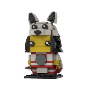 Конструктор MOC-52646: фигурка из «Акиты» квадратная голова