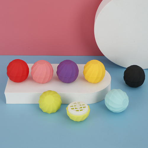 Spherical Vaseline Frosted Direct Fill Lip Balm Tube 7g Cartoon Mouth Wax Tube Lipstick Tube Box DIY Children's Lip Balm Ball