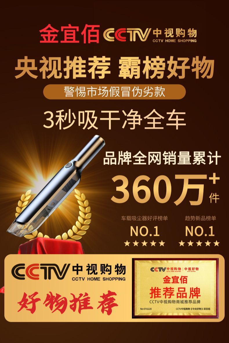 L5U car vacuum cleaner wireless charging high-power car interior car household dual-use strong dedicated large suction