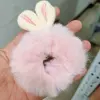 0022-12#Pink rabbit ear loops