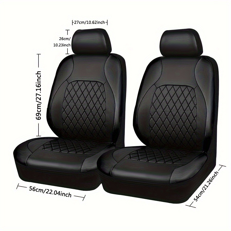 Cross-border foreign trade car seat covers, single-line diamond quilted embroidery, bracket leather, PU leather, Mexico, universal seat covers