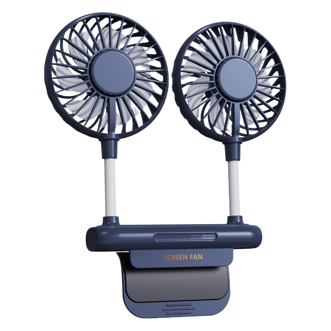 Aleación de aluminio Del Ordenador Portátil plegable elevación USB Soporte escritorio pantalla colgante pequeño ventilador