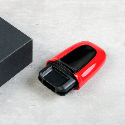 Suitable for Porsche Macan Cayennepanamera911718 Start Bracket Key Button (Cab and accessories) - red