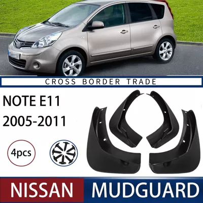 Suitable for Nissan Note 2005 06 07 08 09 E11 Liwei fender foreign trade fender (Mudguard) - black