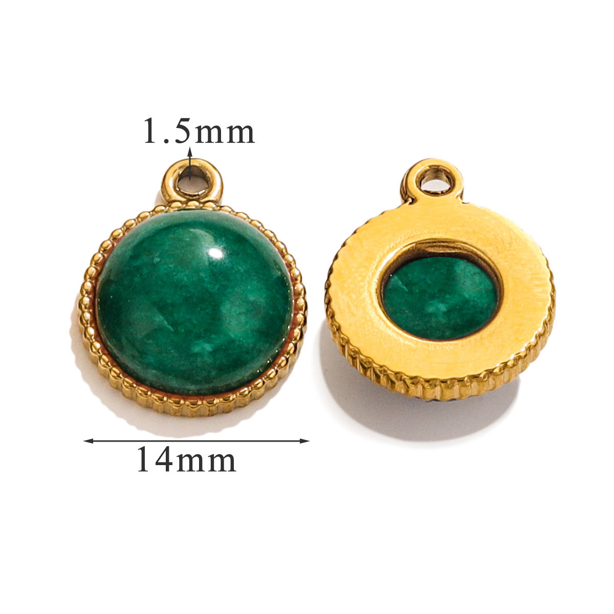 Grande - ágata verde