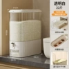 【Upgraded Transparent Style】Cream White-Large-22kg