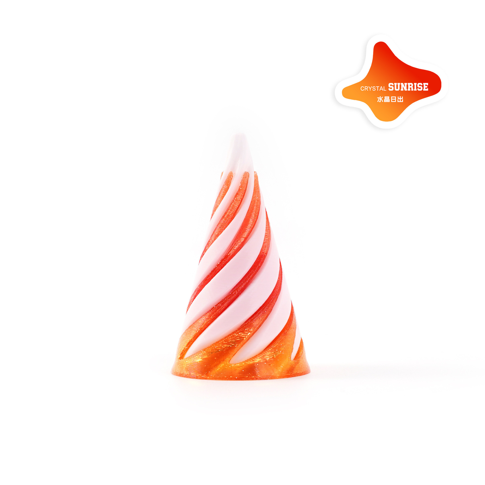 Cristal cónico de 5cm Sunrise spinning le