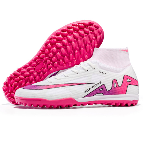 Cross-border trade new style high-top football shoes long nails football shoes TF broken nails training shoes football falcon men's