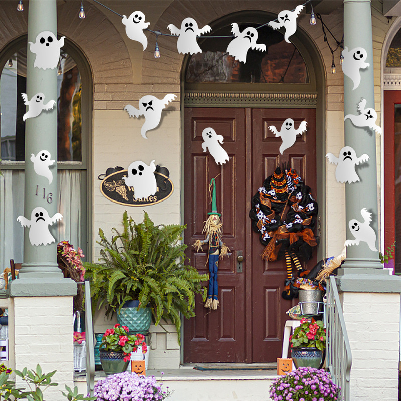 21PCS Halloween Horror Ghost PET Self-adhesive Sticker GS021 Cross Border Holiday Party Pendant Decorative Wall Sticker 21PCS Halloween Horror Ghost PET Self-adhesive Sticker GS021 Cross Border Holiday Party Pendant Decorative Wall Sticker