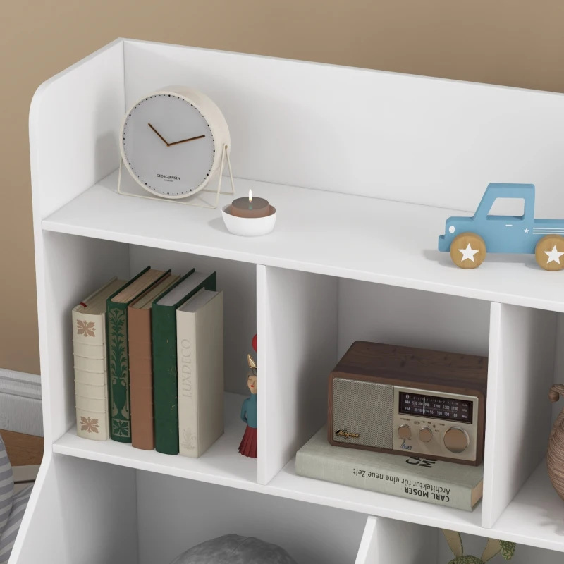 Estantes de madera de estilo moderno de gran capacidad para niños estantería de sala de estar muebles de oficina para niños