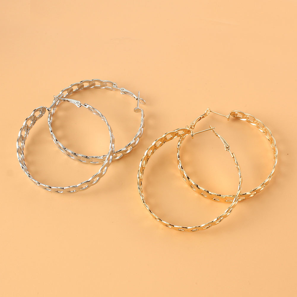 Simple Alloy Chain Earrings display picture 5