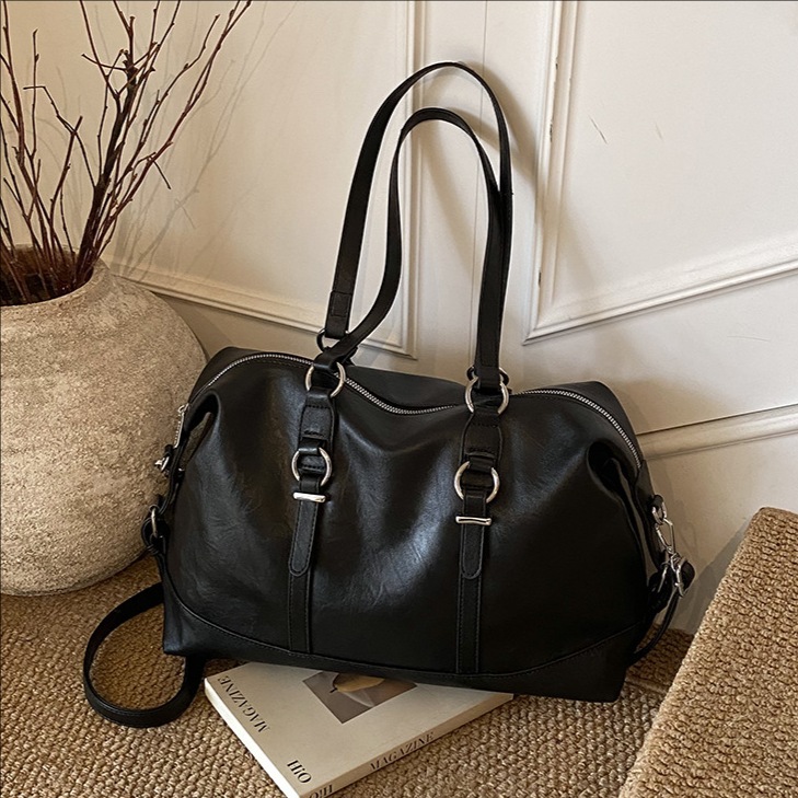 Bolso retro transfronterizo de alta sensación bolso especial para mujeres 2025 nuevo invierno versátil bolso de hombro bolso de viaje image 1