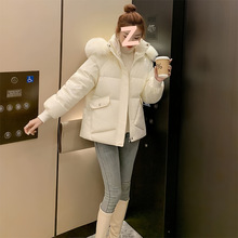 女装羽绒服新年战袍美拉德洋气短款羽绒服修身外穿小个子气质工厂