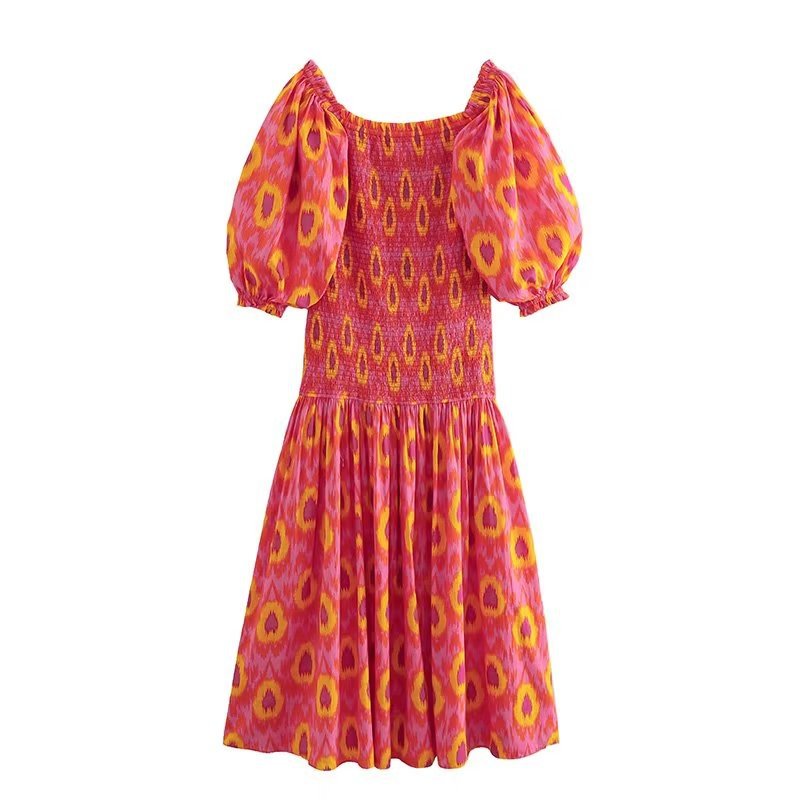 Floral Midi Dress - Detail View
