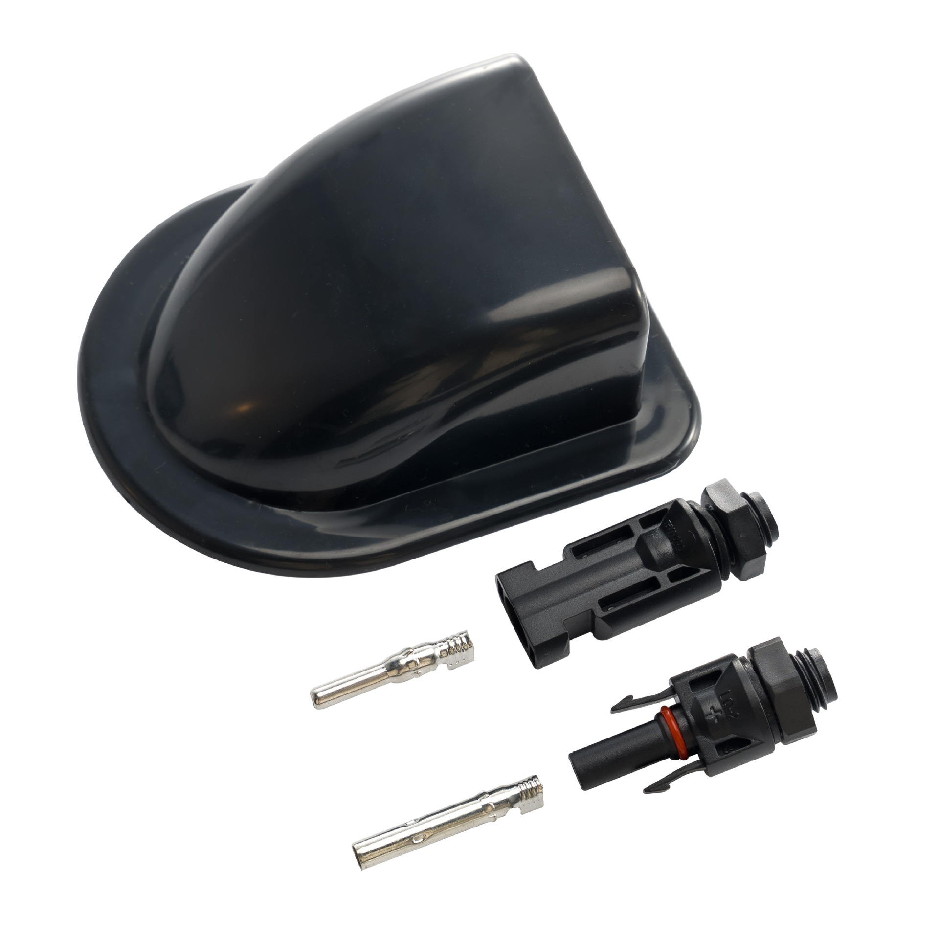 Suministro directo de fábrica RV yate panel solar fotovoltaico instalación fija soporte doble agujero roscado impermeable caja conexiones