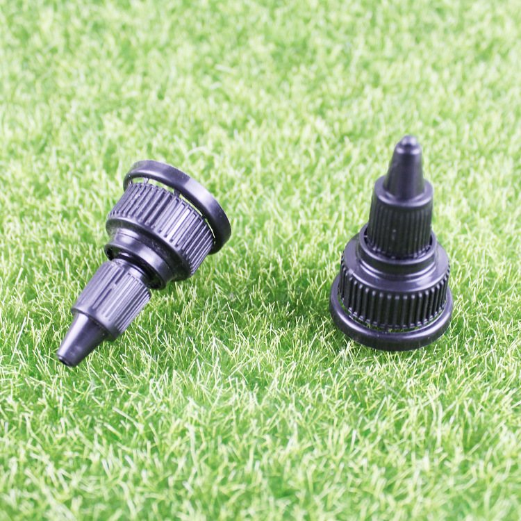 厂家批发供应颜料盖 pet材质色料瓶滴盖 量大从优丝网印刷塑料盖