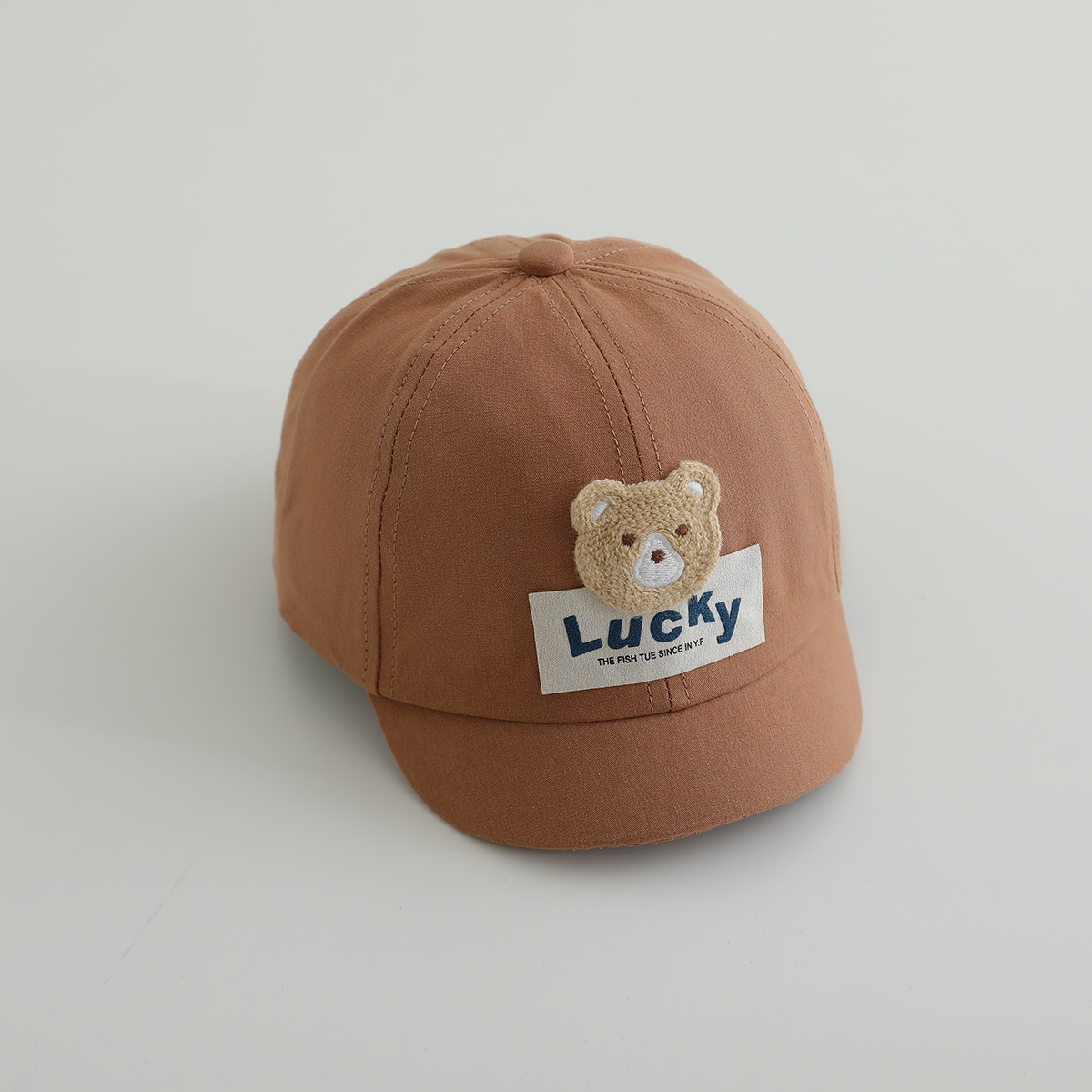 Sombreros para bebés de otoño engrosado sombrero de pato para bebés osos para hombres y mujeres, sombreros de béisbol para niños invierno y otoño 2024 nuevo