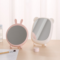 Desktop Tabletop Multifunction Student Dorm Mirror Cartoon Home Wall Mount Bedroom Desk Mirror