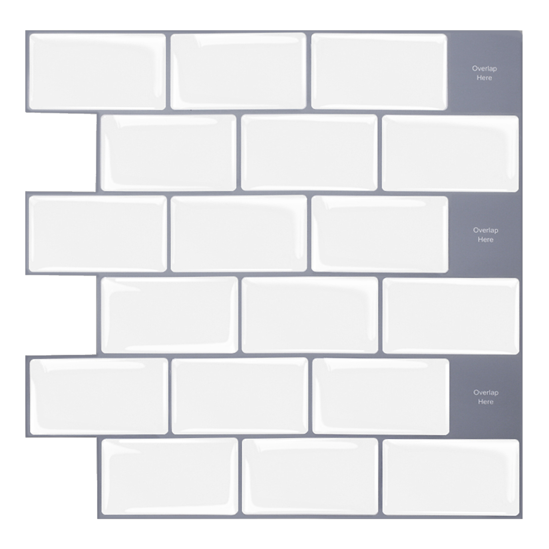 Source manufacturers Amazon creative self-adhesive three-dimensional adhesive self-adhesive decorative wall stickers waterproof oil indoor decoration
