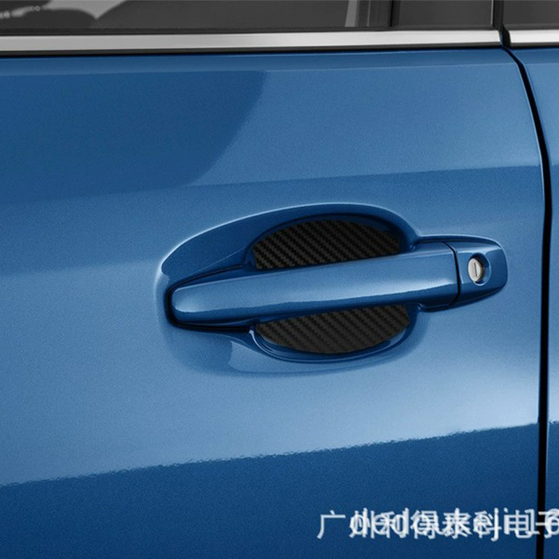 Подходящие для Jaguar автомобиль углеродное волокно магнитная карбоновая дверная чашка наклейки внешние ручки дверей царапина кофе фильм торговля за пределами границ