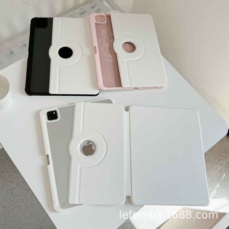 New Model with Exposed Logo Apple iPad 11 Protective Case Y-Fold Air7/6/5 Tablet Case 10.9 Pen Slot Pro13 Inch 10.2