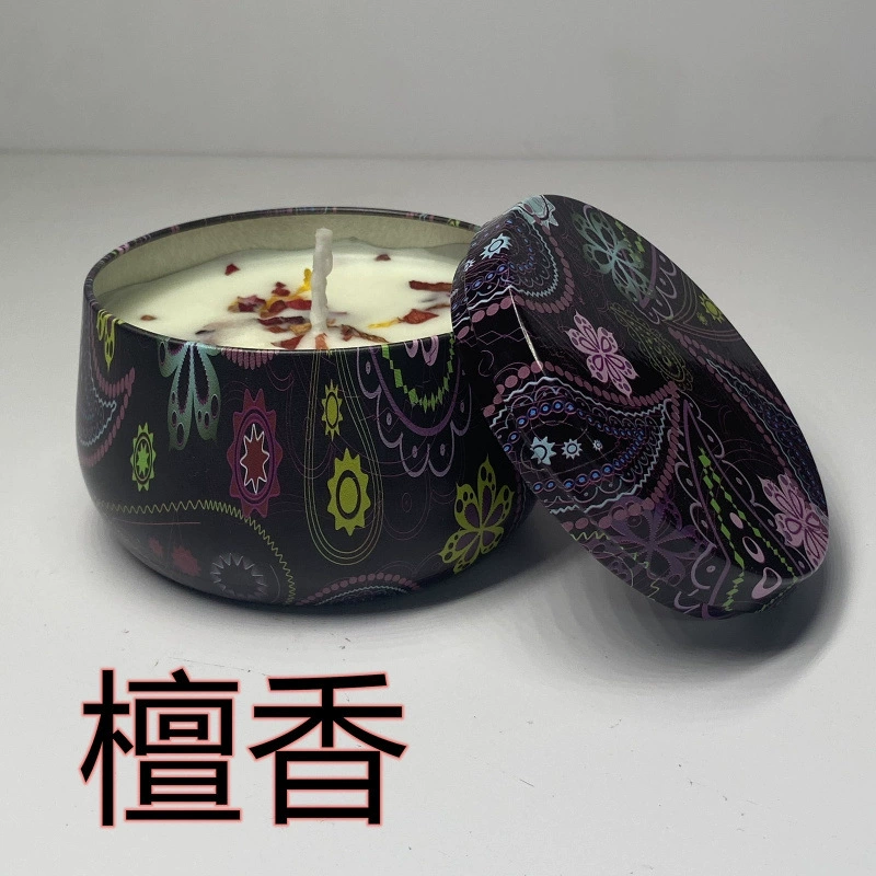 Aromatherapy, perfumed lavender candle