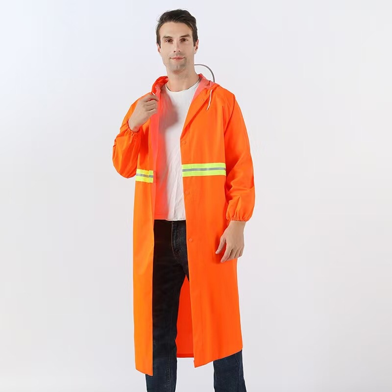 Long Raincoat One-Piece Men's and Women's Outdoor Hiking and Mountaineering Poncho Fishing Rainproof Labor Protection Coat Wholesale