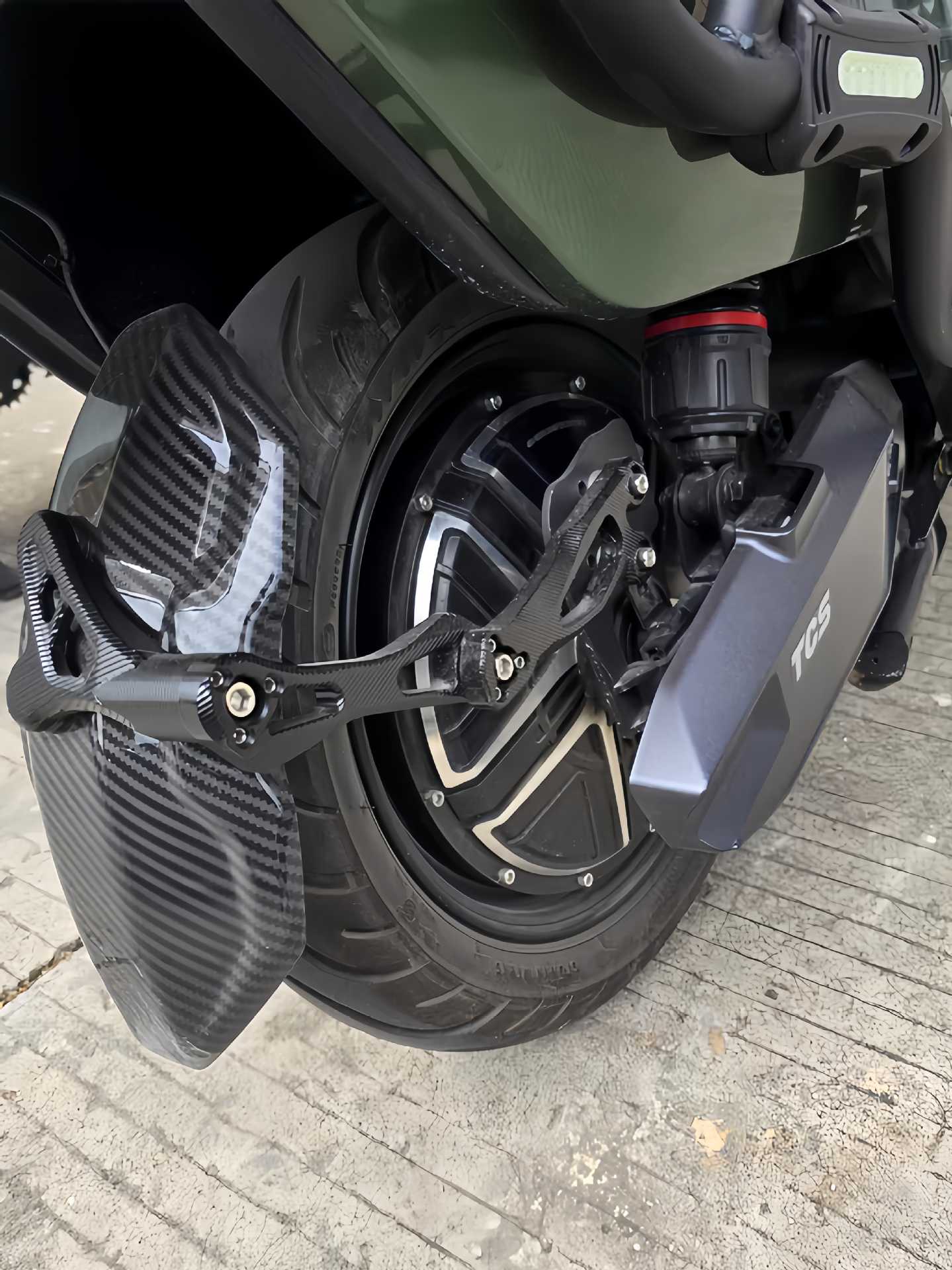 Suitable for Mavericks Nxt Rear Fender Nxt Special Fender Widening and Enlarging Water-Blocking Mud-Blocking Straight-Up Modification Accessories