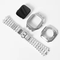 Завод в наличии для корпуса Apple iWatch 4/5/6/SE из нержавеющей стали со стальным ремешком 44 мм