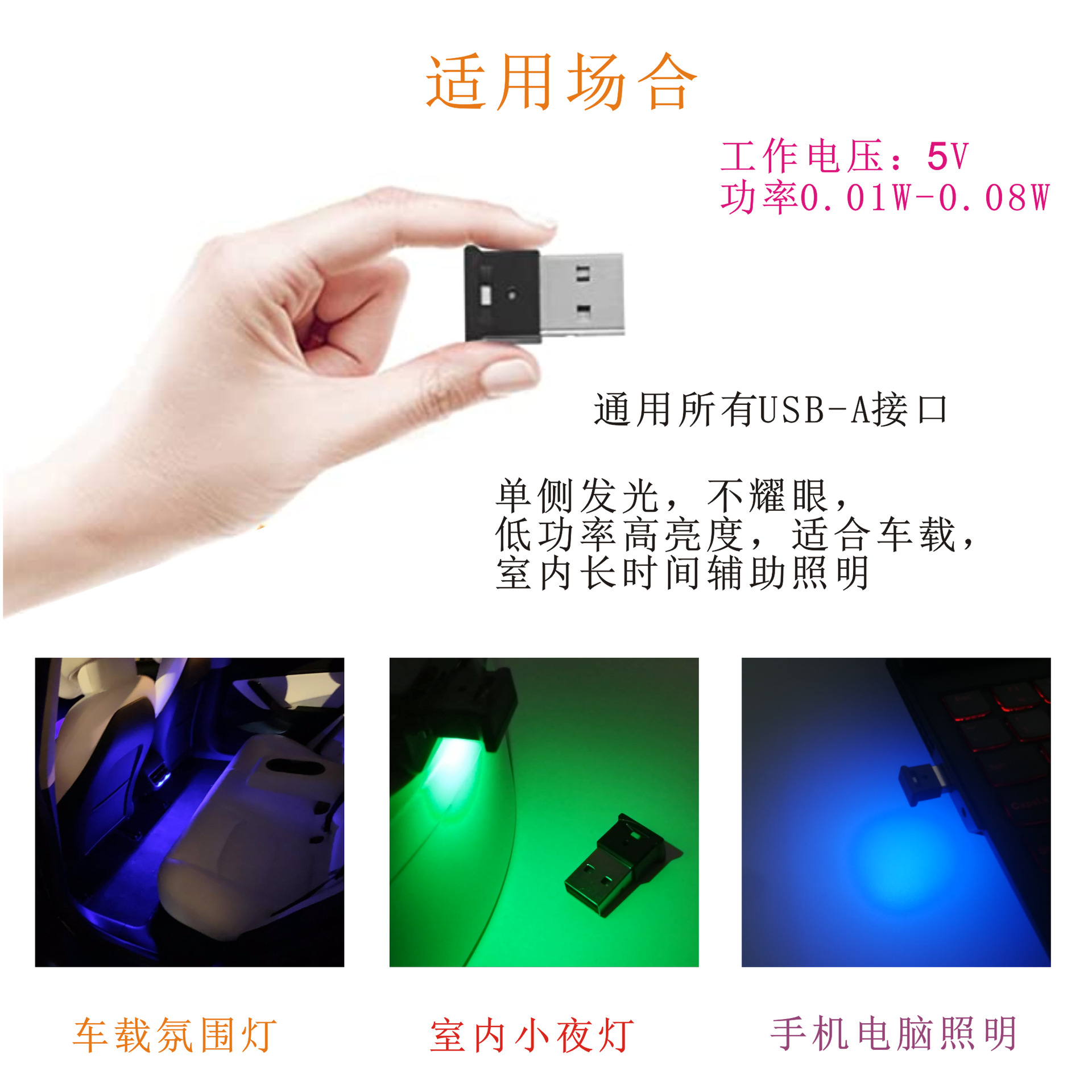 USB TYPE-A 使用场合 中文