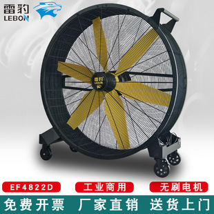 Free Shipping Ef4822D Industrial Fan Electric Fan Workshop Warehouse Factory Large Fan Hand Push Removable Cold
