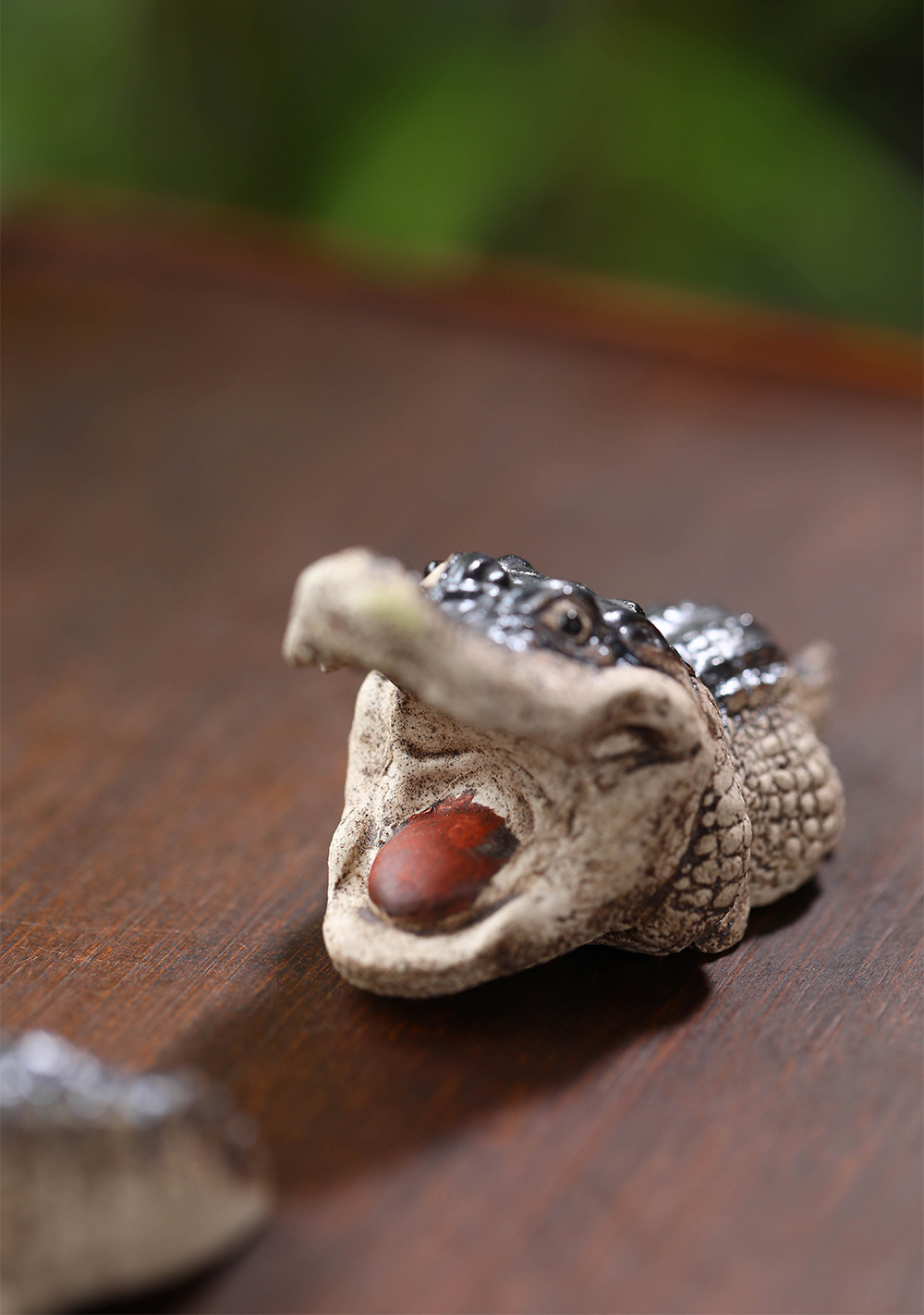 Estación independiente transfronteriza Nueva regordita pequeño cocodrilo jardín decoración del hogar Decoración de la Mesa de resina artesanías regalo