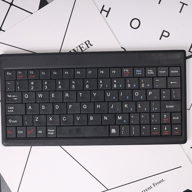 Keyboard Office Silent Industrial Control Cnc Industrial Small Medical Server Ps2 Wired 1.4m Wire Industrial Grade Durable