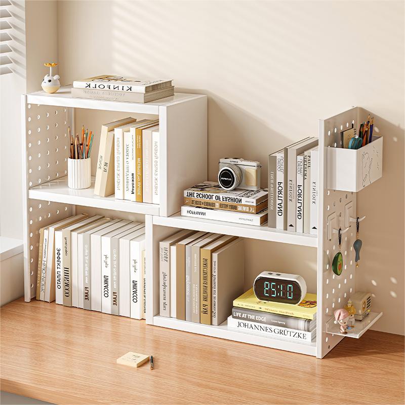 Estante de almacenamiento de tablero de agujero de escritorio retráctil para almacenar esquinas de tablero de hierro forjado accesorios de tablero de escritorio estante de capas