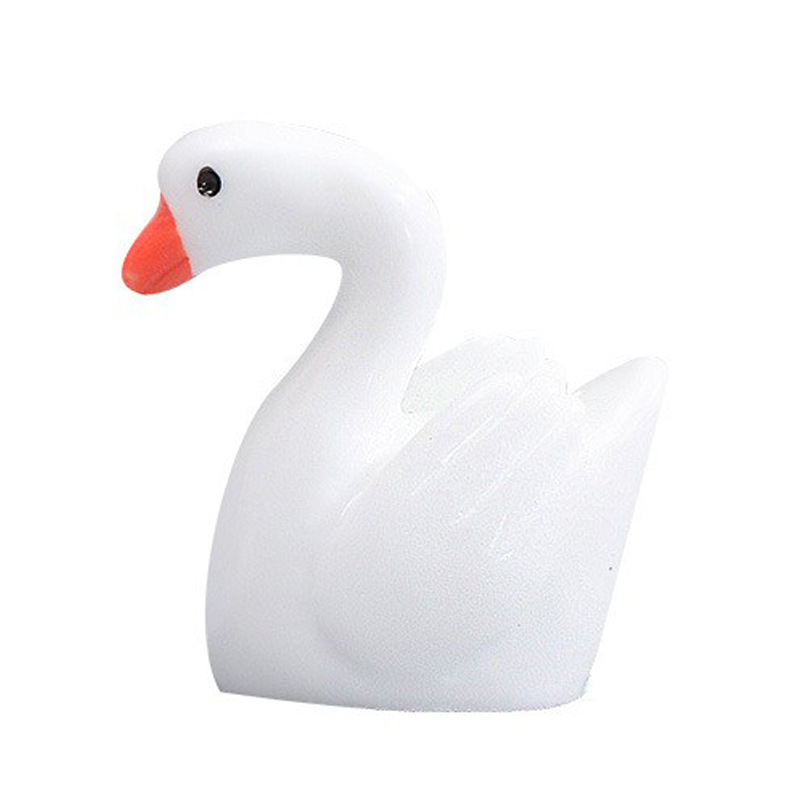 Tiểu cảnh thiên nga, vật trang trí nhựa, tiểu cảnh, quà tặng Zakka, thiên nga đôi (z-CJ-285)