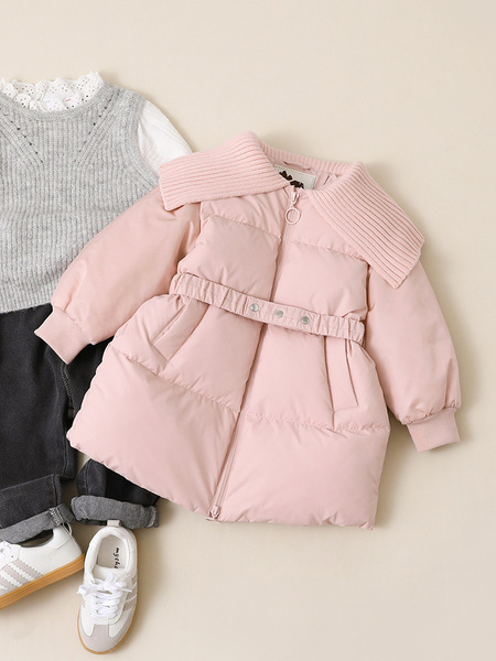 Winter velvet children's down jacket