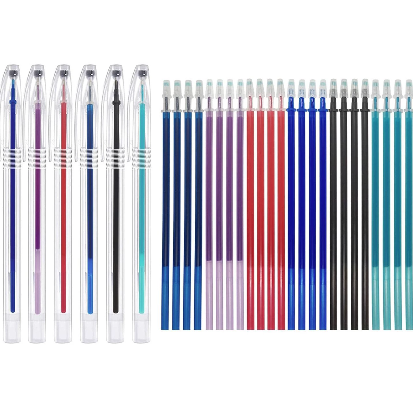 Набор стираемых гелевых ручек, стираемый стержень 0,5, моющаяся волшебная стираемая ручка, швейная ручка, высокотемпературная исчезающая ручка