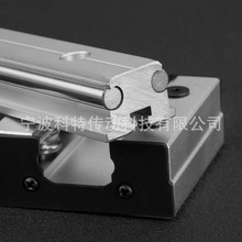 双轴心轨道光轴铝合金滚轮滑块 外置双轴芯直线导轨LGD6 8 12 16