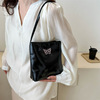 Capacious fashionable one-shoulder bag, summer underarm bag, western style, 2023