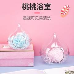 Cross-border wholesale new transparent bathroom observation peach bathroom Boer hamster cage accessories toys wholesale