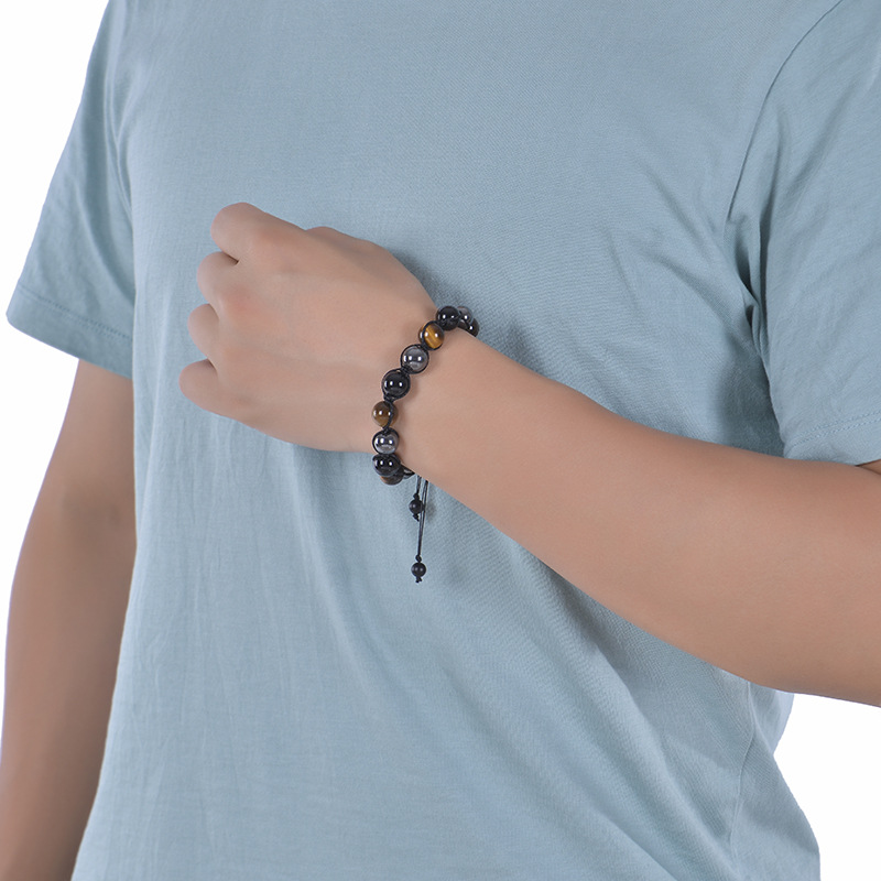 Fashion Gradient Color Agate Handmade Bracelets 1 Piece