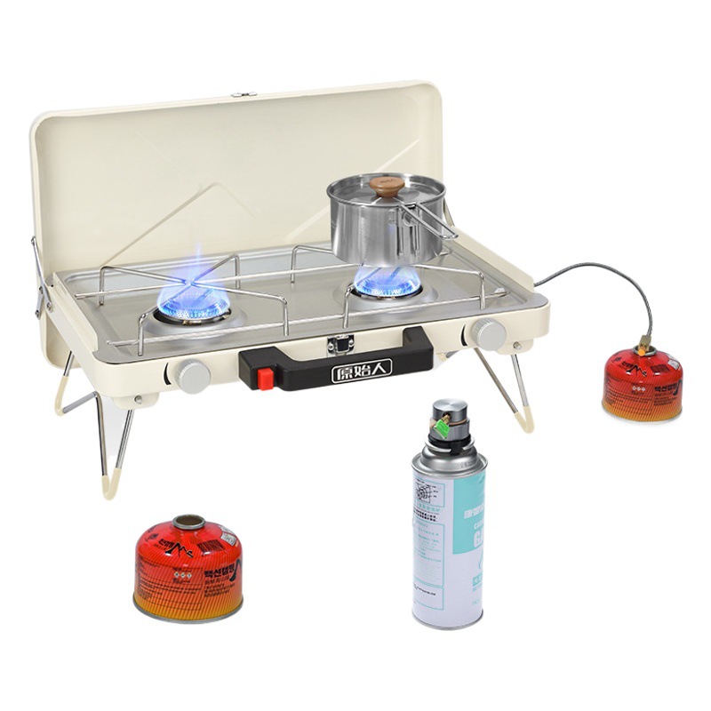 Portable Cassette Stove Outdoor Cooking Equipment Hot Pot Stove Camping Gas Stove Windproof