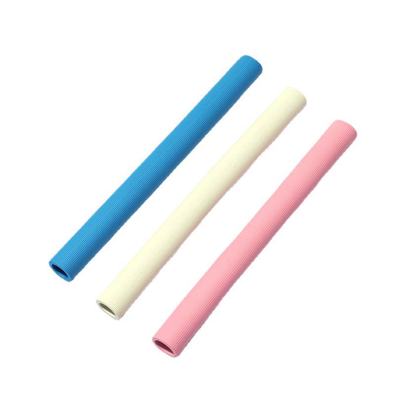 厂家批发健身泡沫手柄套泡棉管条纹橡塑海绵手柄套 eva海绵管